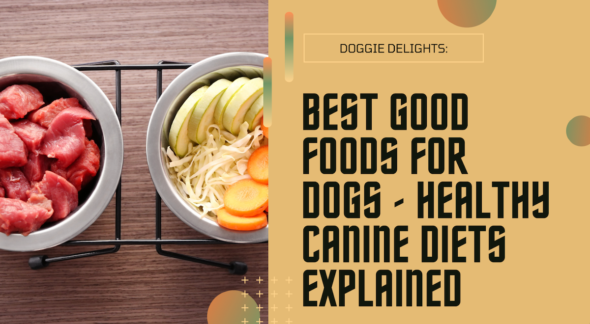 Best Good Foods For Dogs - Healthy Canine Diets